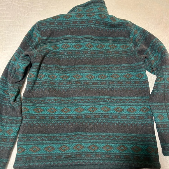 The North Face Mens Spell Out Southwestern Aztec Fiesta Fleece Jacket - Medium - Picture 4 of 4